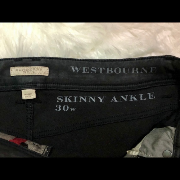 Burberry Brit | NWT Westbourne Ankle Faux Leather Jean - Picture 8 of 11